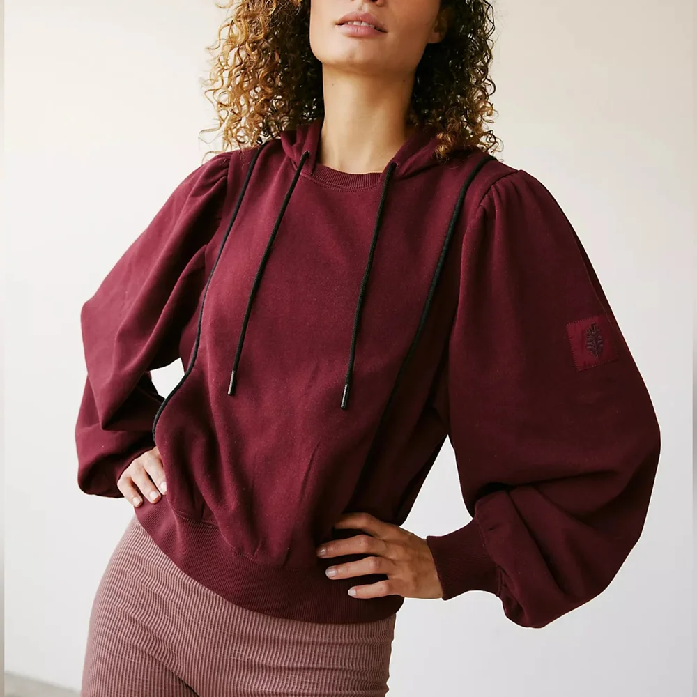 FREE PEOPLE Sandstorm Pullover Hoodie NWT - XS - Picture 1 of 13